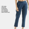 Peacock Blue Everyday Cotton Pants