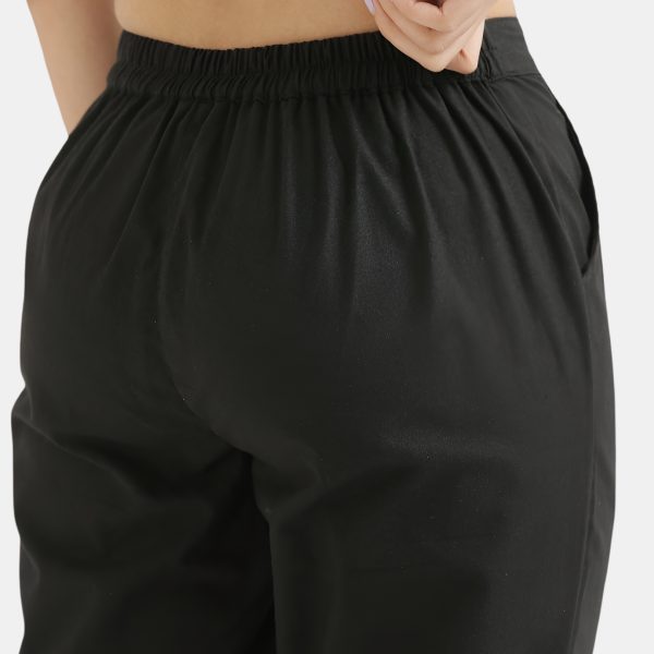 Black Everyday Cotton Pants