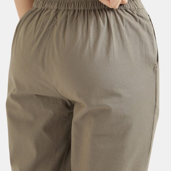 Gray Everyday Cotton Pants