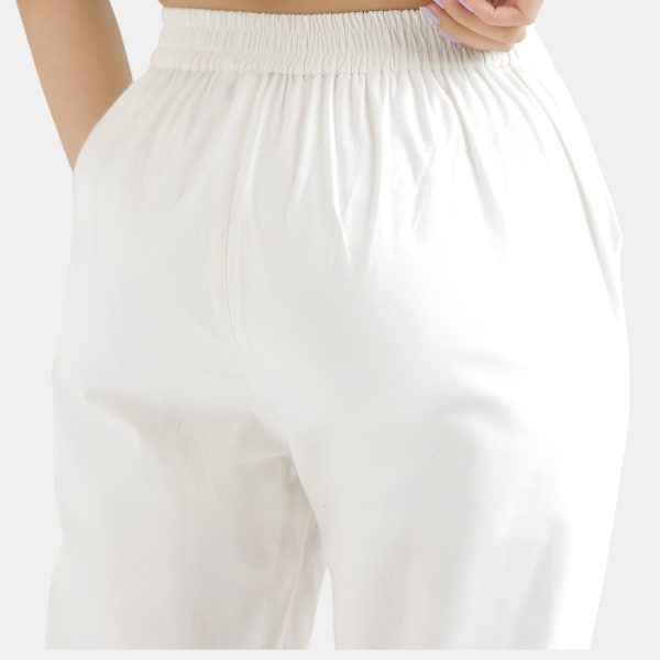 White Everyday Cotton Pants